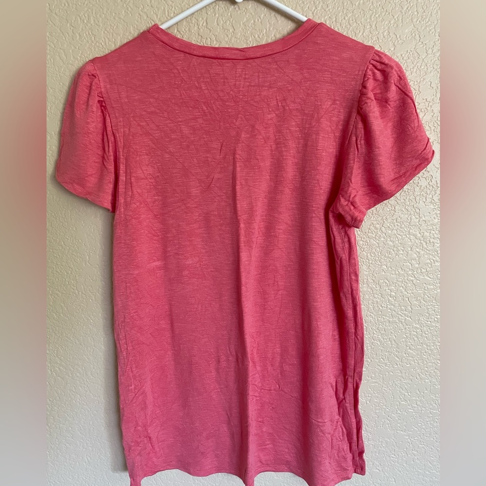 LuLaRoe Olive Tulip Sleeved Top, Size XS - Picture 2 of 2